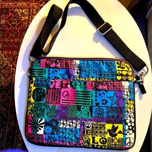 Lucky Brand laptop sleeve bag with strap